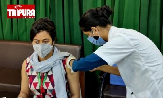 COVAXIN : Bank Employees are vaccinated in Tripura 